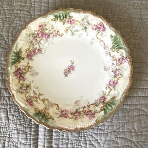 Vintage Limoges France Gold Rimmed Plate